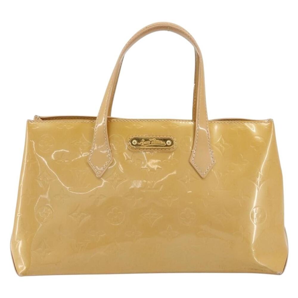 Louis Vuitton Monogram Vernis Wilshire PM Handbag Green